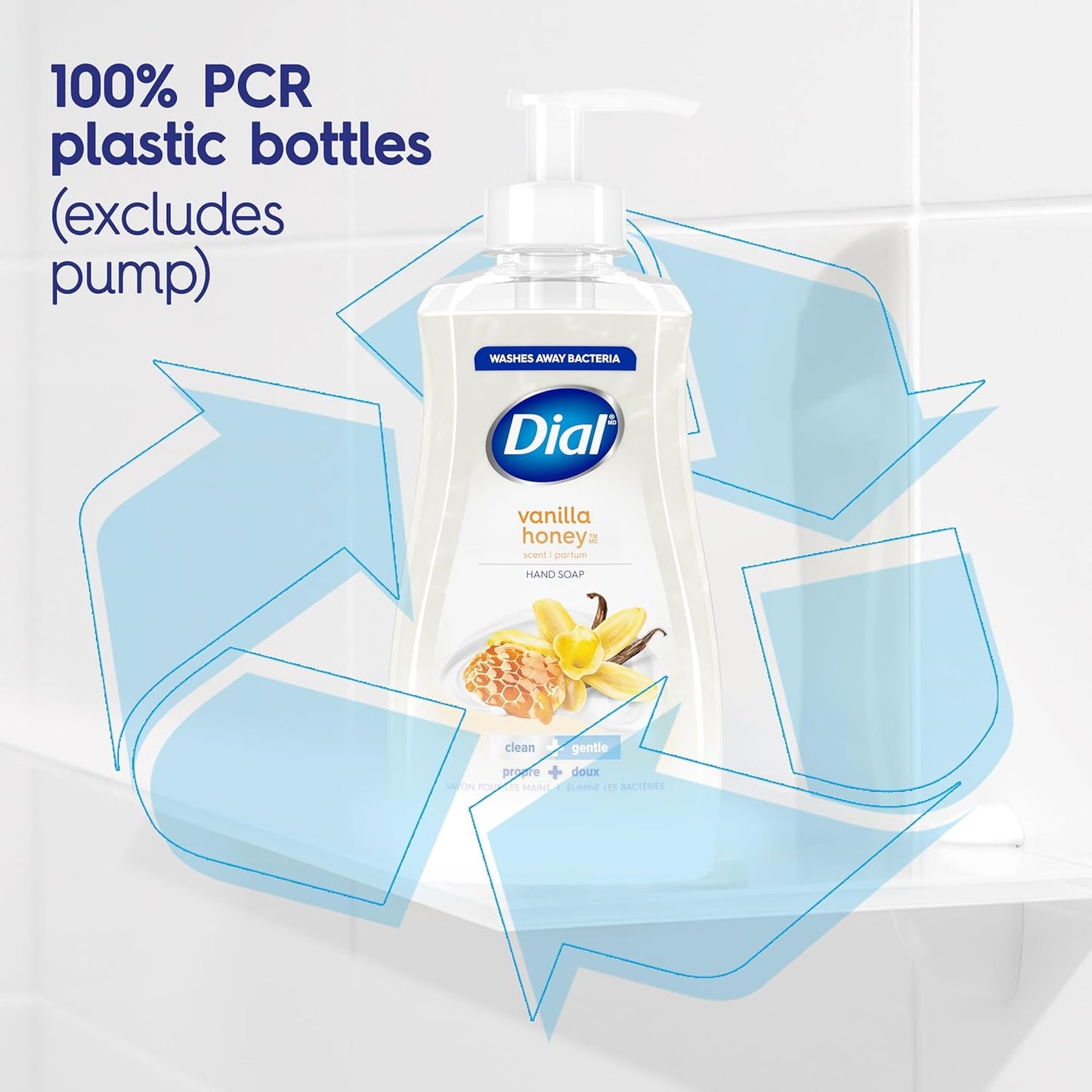 Dial Antibacterial Liquid Hand Soap Refill, Spring Water, 52 fl oz Pack of 3
