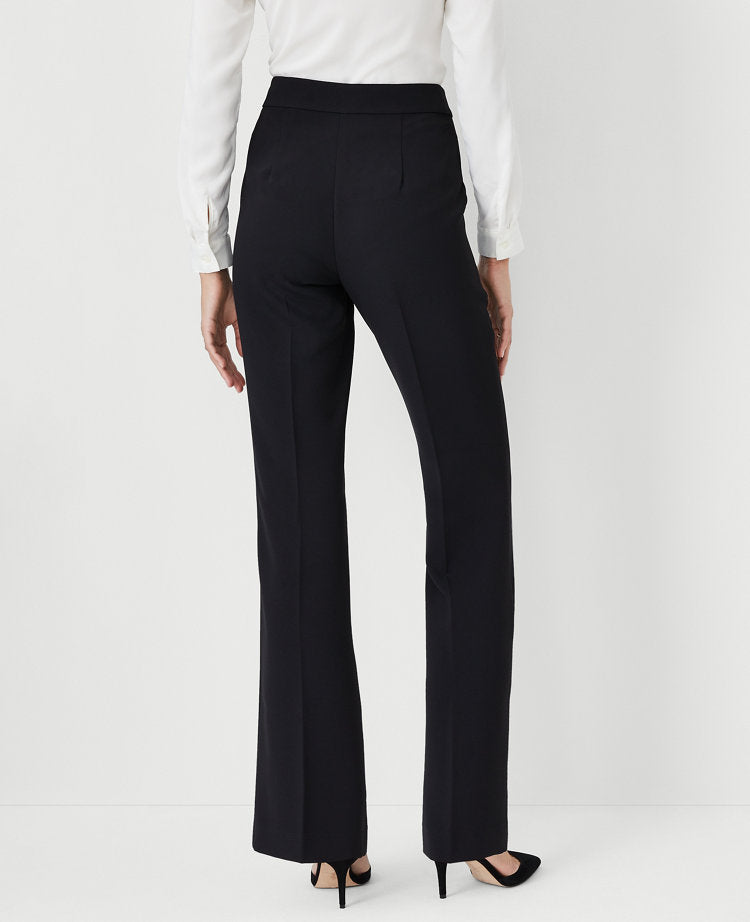 The Petite Side Zip Trouser Pant in Fluid Crepe