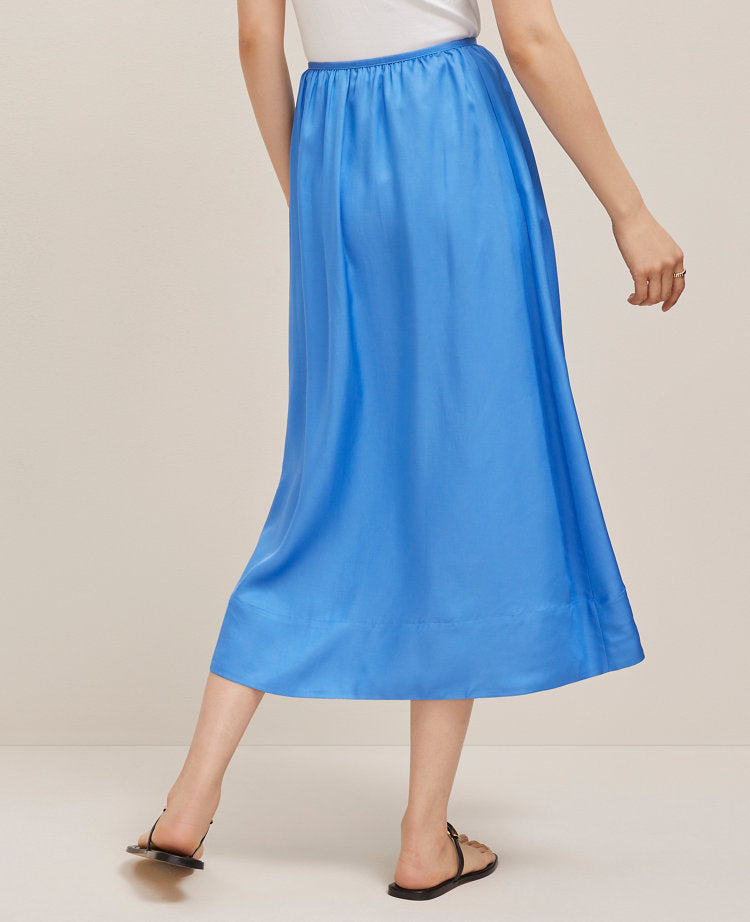 Side-Tie Midi Skirt