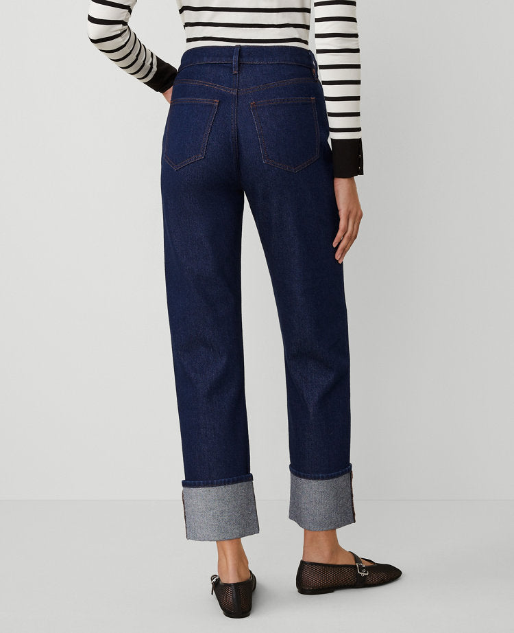 The Cuffed Straight Jean