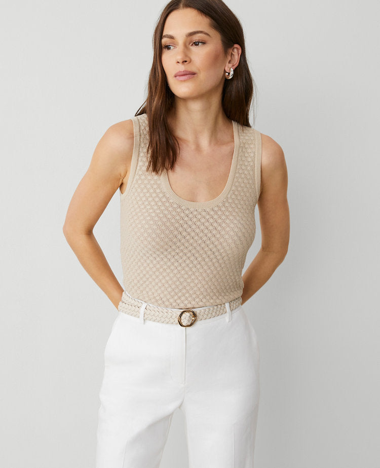 Stitched Sweater Shell