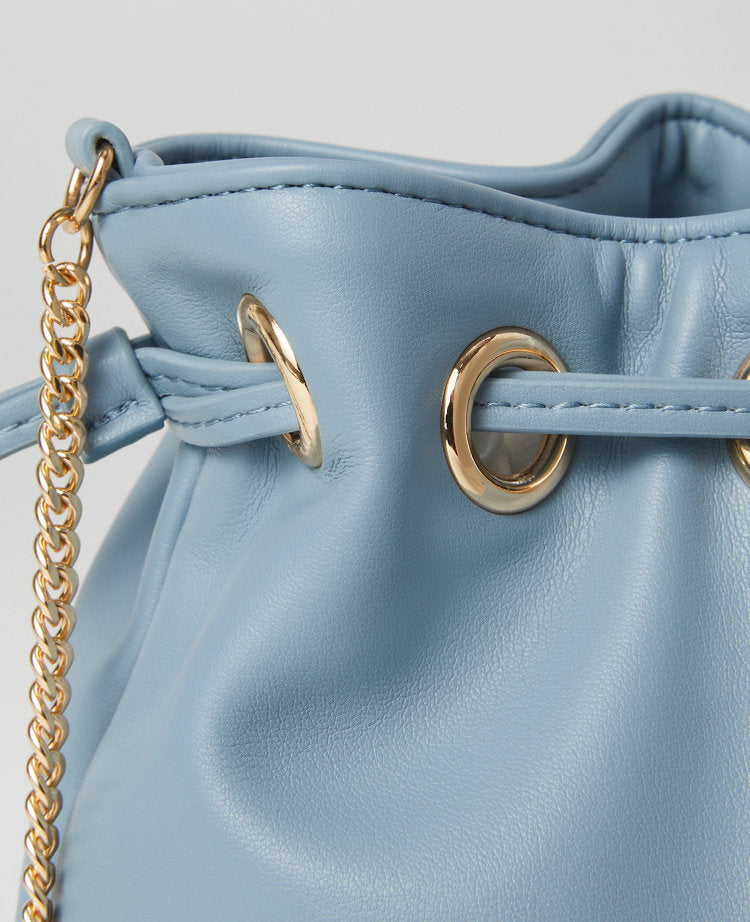Mini Drawstring Clutch Bag