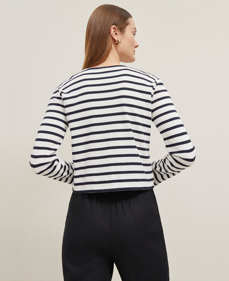 Striped Knit Jacket