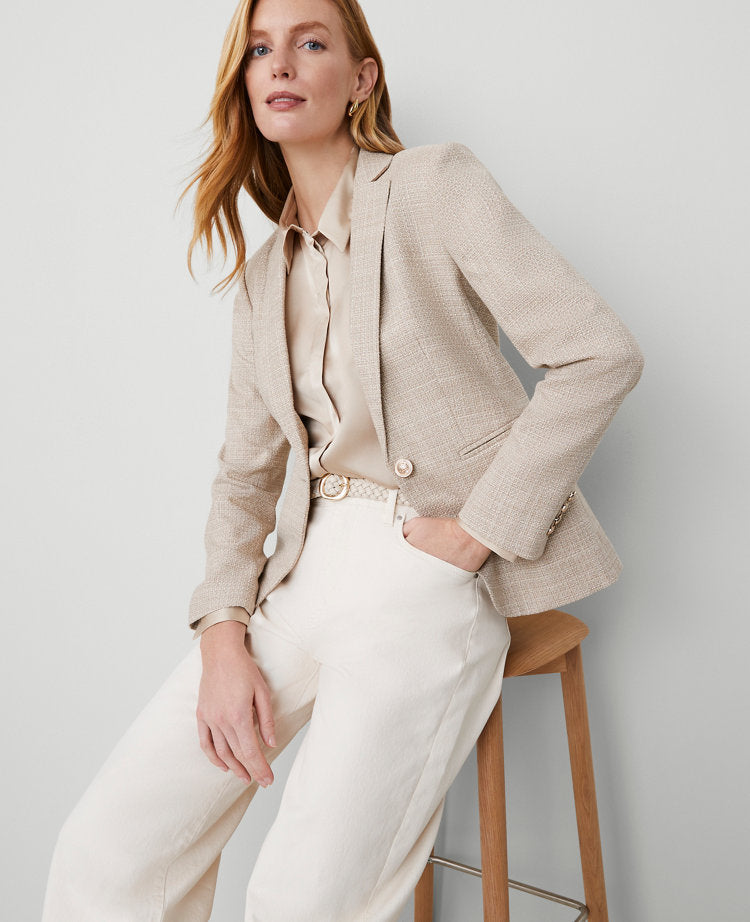 The Hutton Blazer in Shimmer Tweed