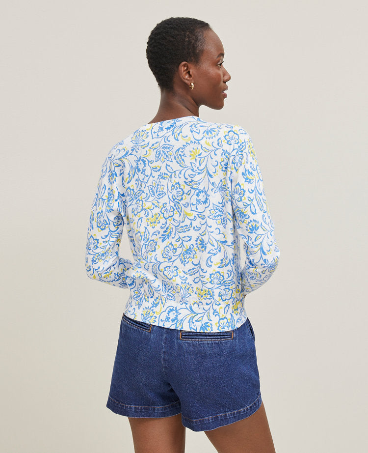 Petite Floral Ann Cardigan