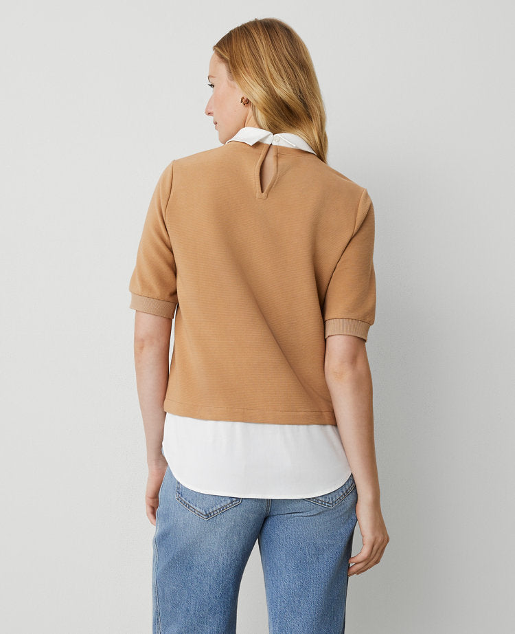 Layered Mixed Media Top
