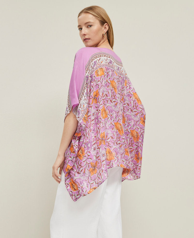 Floral Poncho