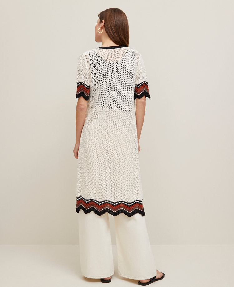 Long Crochet Kimono