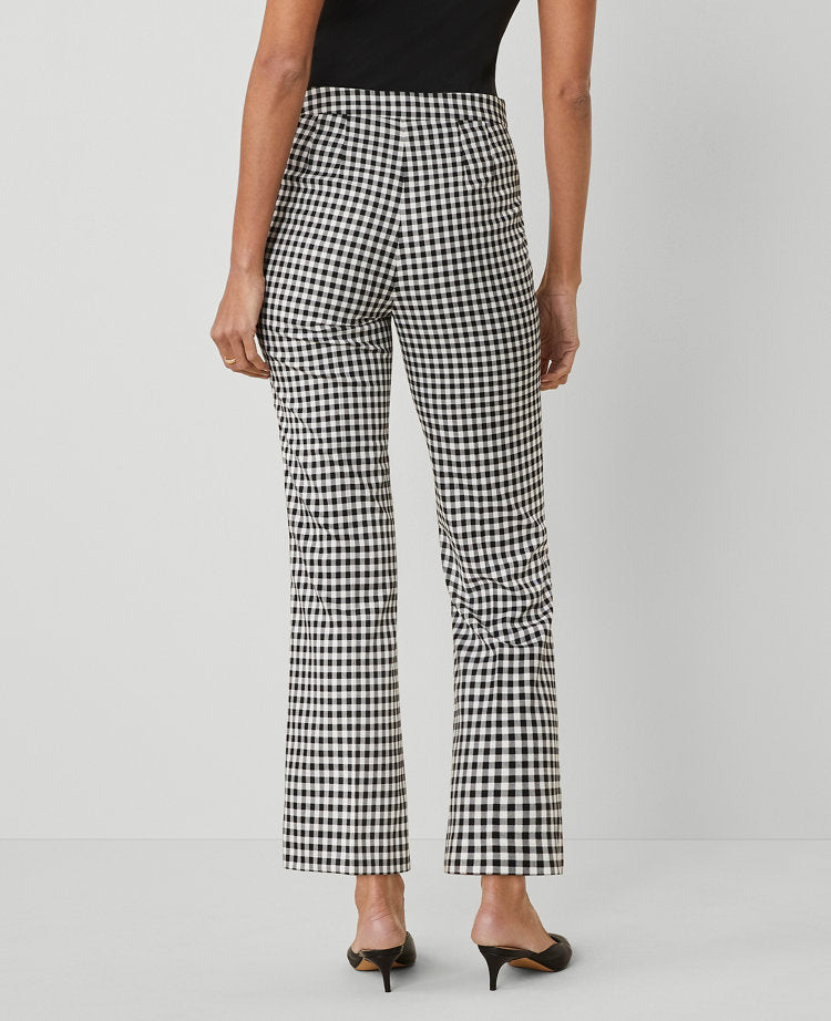 The Flare Pant in Gingham — Curvy Fit