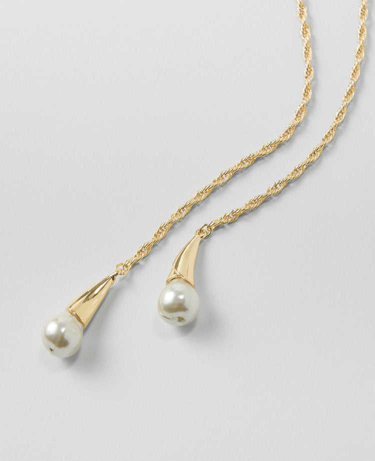 Pearlized Triple Necklace