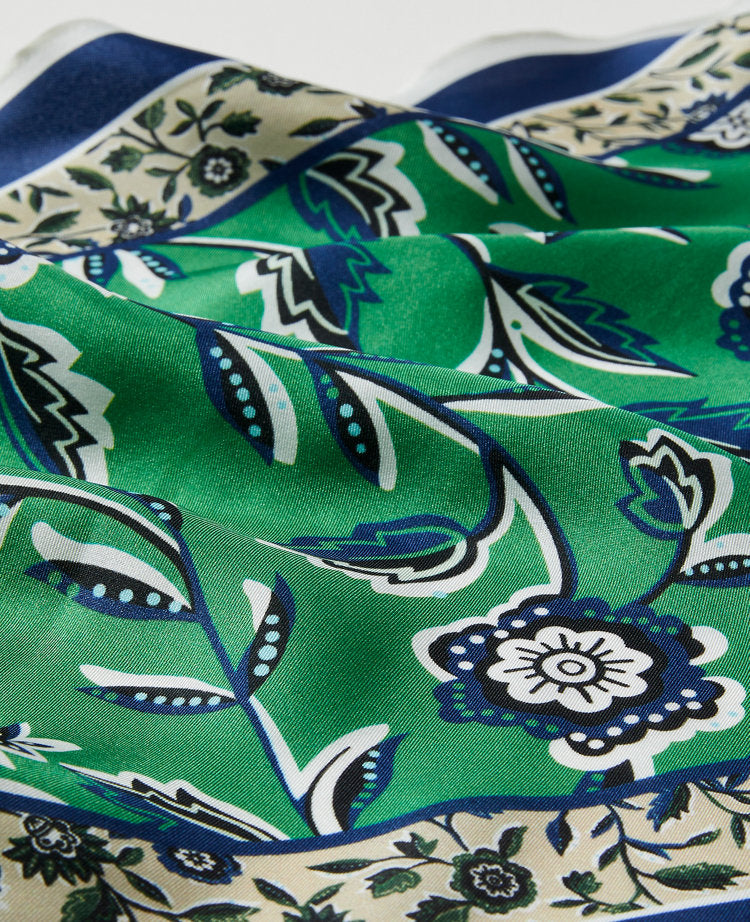 Floral Silk Scarf