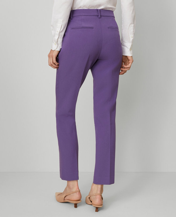 The Petite Eva Ankle Pant in Doubleweave