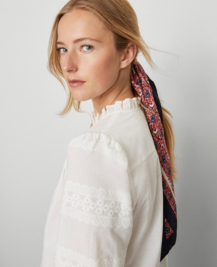 Weekend Collection Floral Silk Scarf