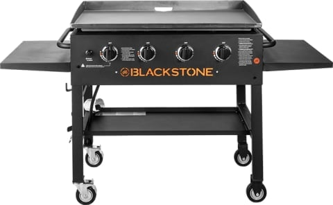 š„Blackstone 4-Burner 36ā²ā² Griddle Cooking Station With Side Shelves (Limited one piece)
