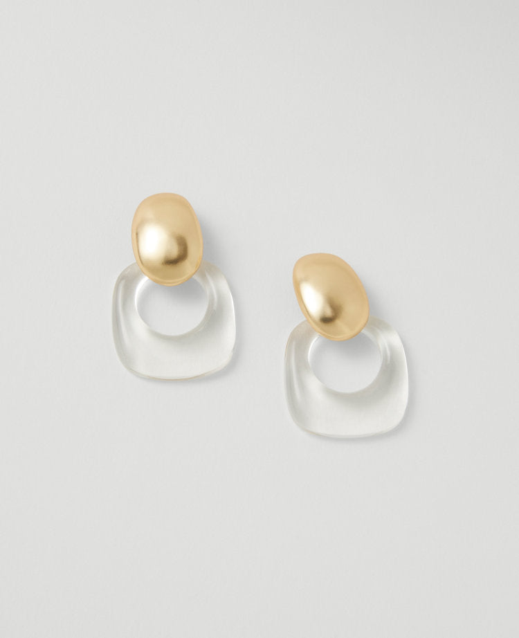 Clear Hoop Earrings