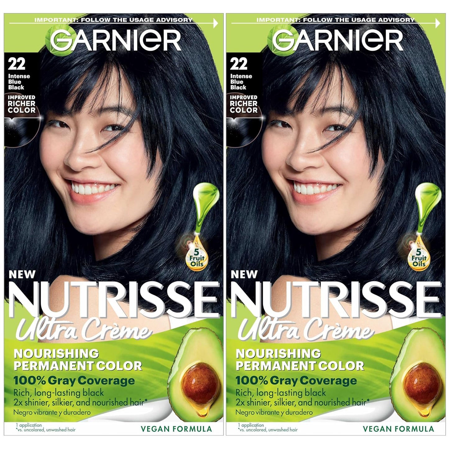 Garnier Hair Color Nutrisse Nourishing Creme, 40 Dark Brown (Dark Chocolate) Permanent Hair Dye, 1 Count (Packaging May Vary)