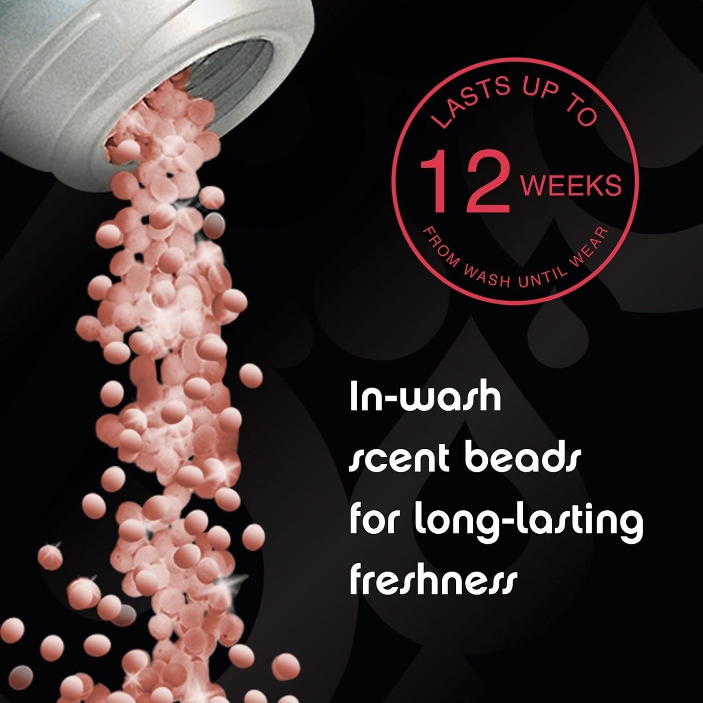Downy Unstopables In Wash Scent Booster Beads, Fresh Scent, 24 oz, Downy Scent Booster Beads, Unstoppable Laundry Beads, Odor Protection