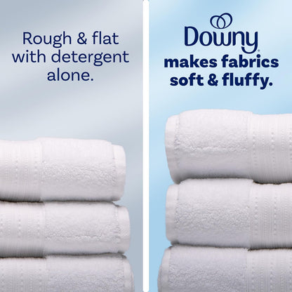 Downy Fabric Softener Liquid, Cool Cotton Scent, 140 fl oz, 190 Loads