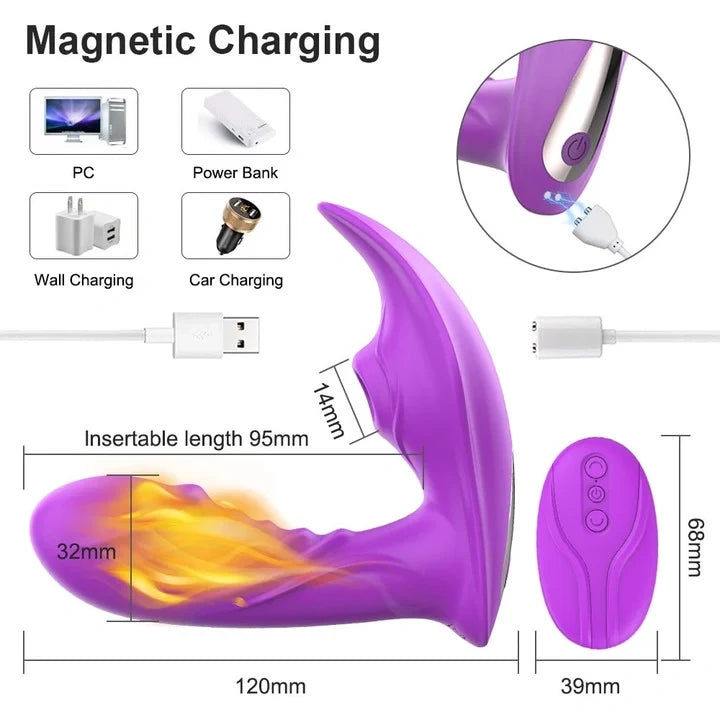SUCKING VIBRATOR SEX TOYS FOR WOMEN ADULT G SPOT CLIT SUCKER CLITORIS STIMULATOR