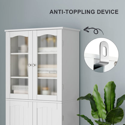 HORSTORS 64" Kitchen Pantry Cabinet