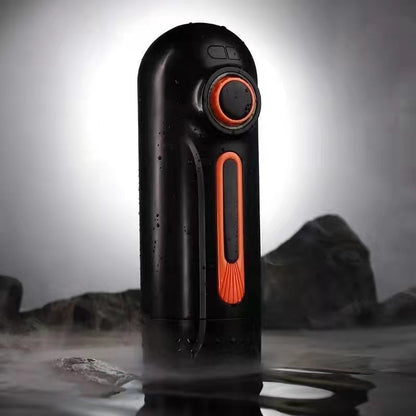 6 In 1 Automatic Telescopic Sucker Heating Sounding Masturbation Cup