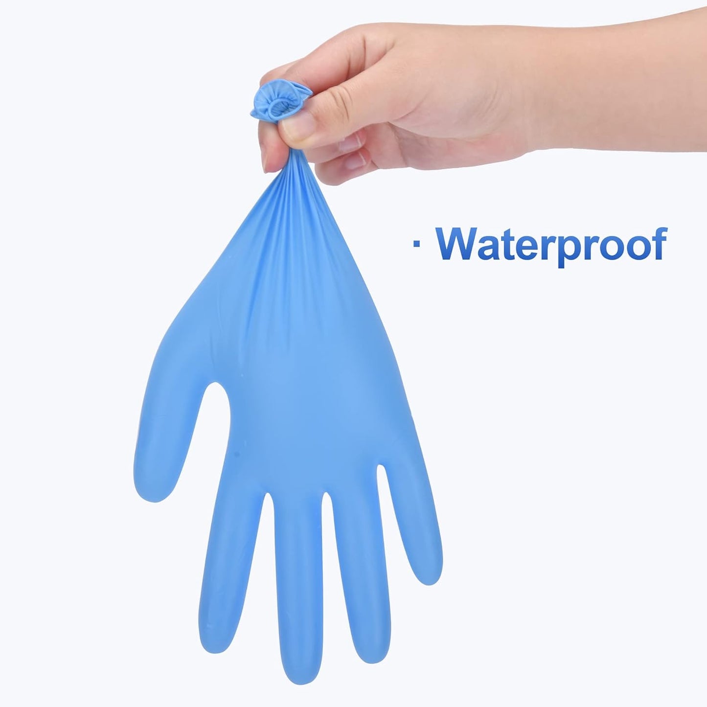 Schneider Vinyl Synthetic Exam Gloves, 4 Mil, Latex Free Disposable Gloves for Medical, Cooking, Cleaning, and Food Prep