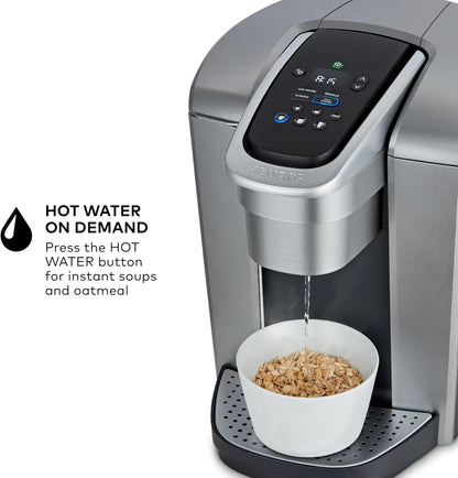 Keurig K-Elite Single Serve K-Cup Pod Coffee Maker, with Strength and Temperature Control, Iced Coffee Capability, 8 to 12oz Brew Size, Programmable, Brushed Slate