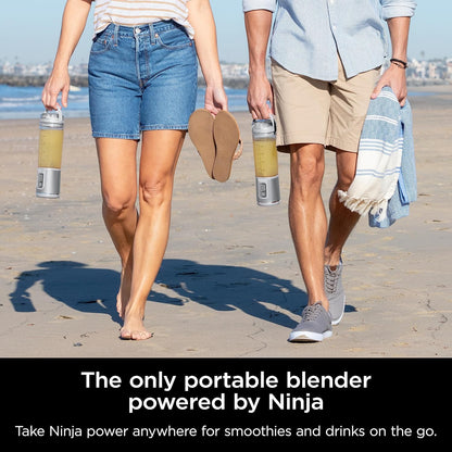 Ninja BC151BK Blast Portable Blender, Cordless, 18oz. Vessel, Personal Blender-for Shakes & Smoothies, BPA Free, Leakproof-Lid & Sip Spout, USB-C Rechargeable, Dishwasher Safe Parts, Black