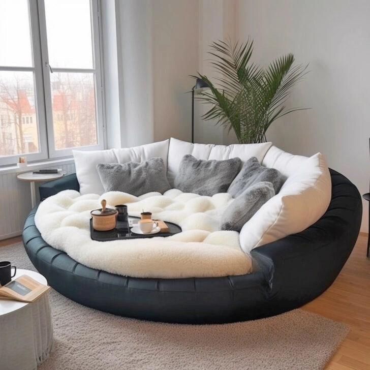 ⚡clearance sale🎁Winter Hot SaleThese Giant Circular Movie Sofas Might Be The Coziest Spot To Watch a Flick