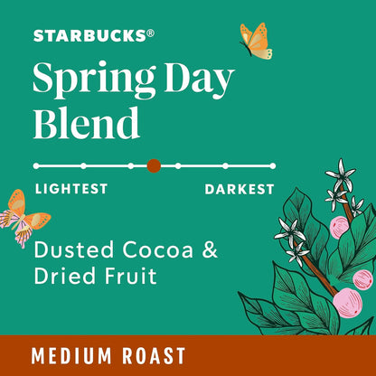 Starbucks Ground Coffee, Medium Roast Coffee, Pike Place Roast, 100% Arabica, 1 Bag (28 Oz)