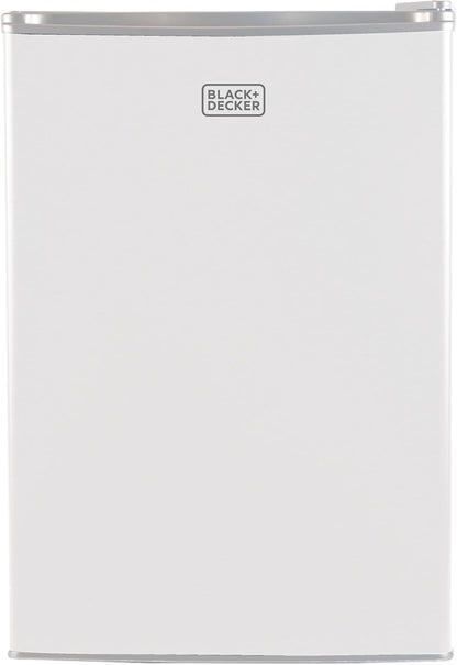 BLACK+DECKER BCRK17B Compact Refrigerator Energy Star Single Door Mini Fridge with Freezer, 1.7 Cubic Feet, Black