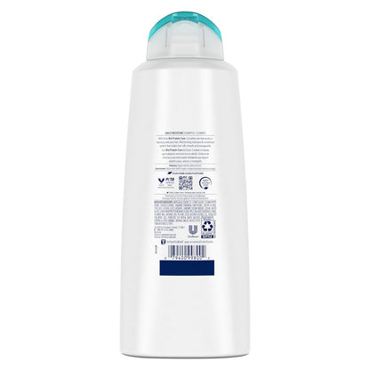 Dove Damage Therapy Shampoo Daily Moisture for Dry Hair Shampoo with Bio-Protein Care 20.4 fl oz