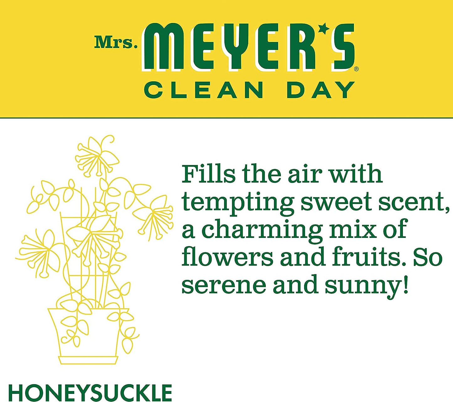 Mrs. Meyer's All-Purpose Cleaner Spray, Lemon Verbena, 16 fl. oz - Pack of 3