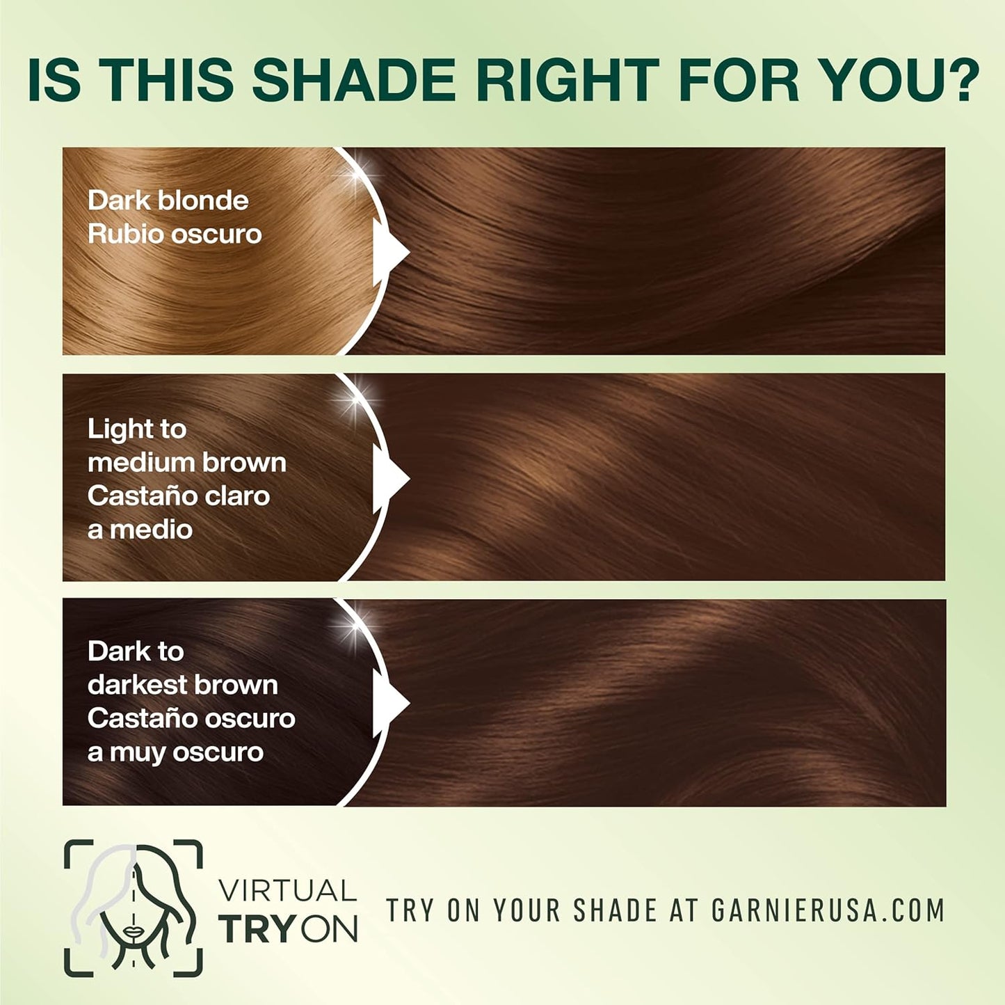 Garnier Hair Color Nutrisse Nourishing Creme, 40 Dark Brown (Dark Chocolate) Permanent Hair Dye, 1 Count (Packaging May Vary)