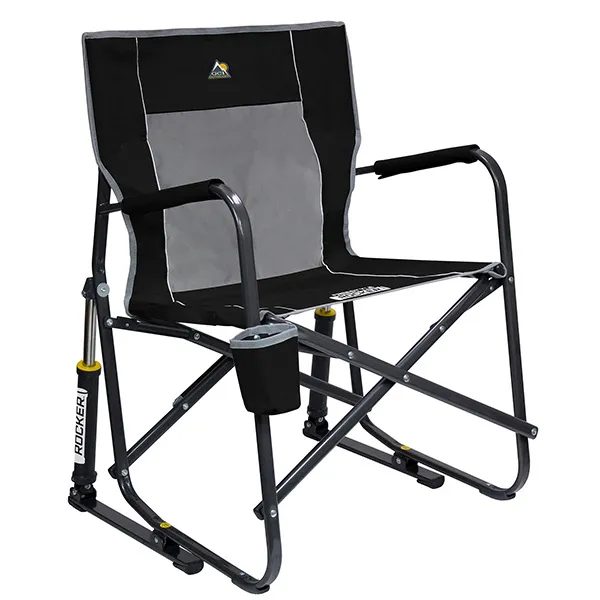 Soon to be sold out💝clearance-Buy 2 get 2 free,Buy 3 get 3 free💥GCI Outdoor Pack Away Portable Rocking Chair✅350-lb Weight Capacity