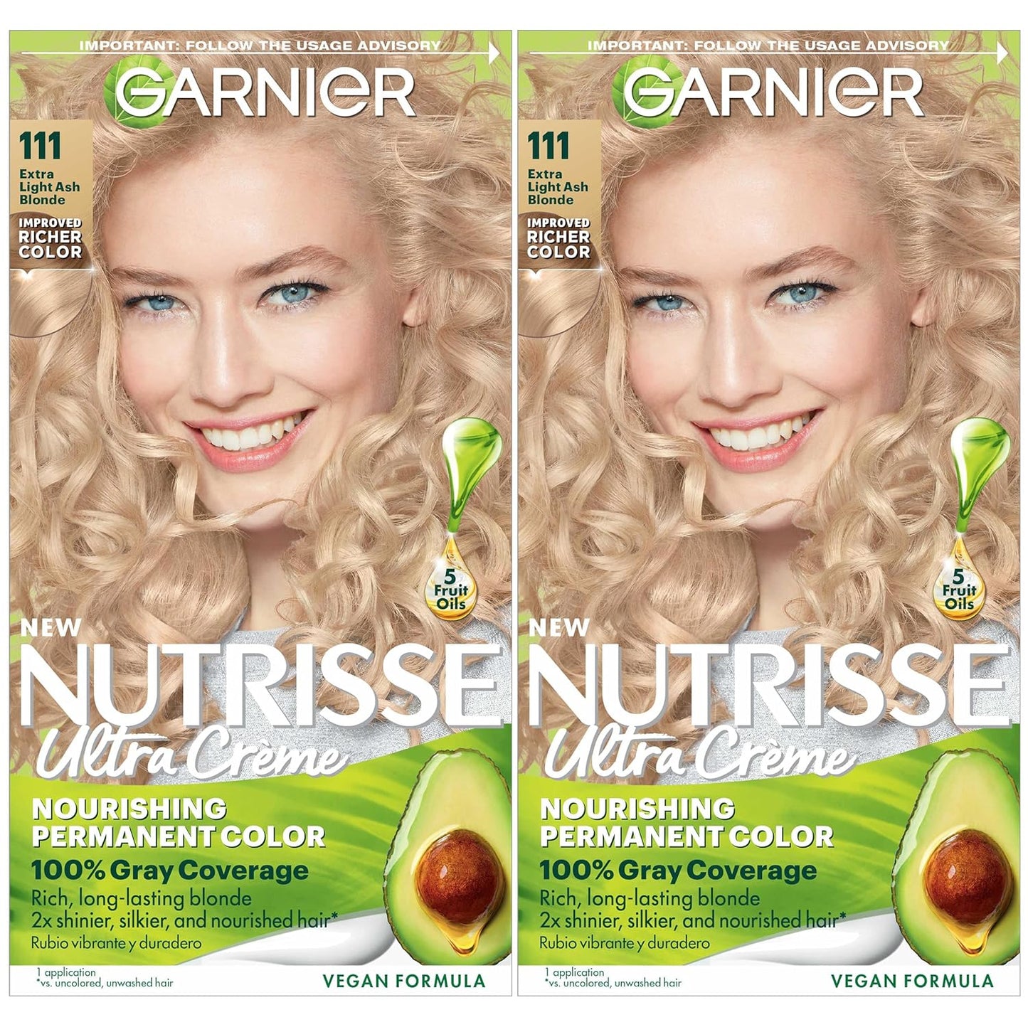 Garnier Hair Color Nutrisse Nourishing Creme, 40 Dark Brown (Dark Chocolate) Permanent Hair Dye, 1 Count (Packaging May Vary)