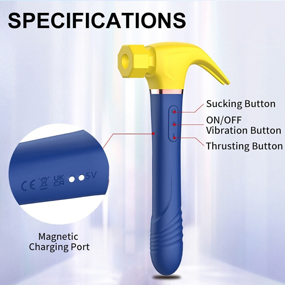 Hammer Dildo  Clit   Sucking Vibrator