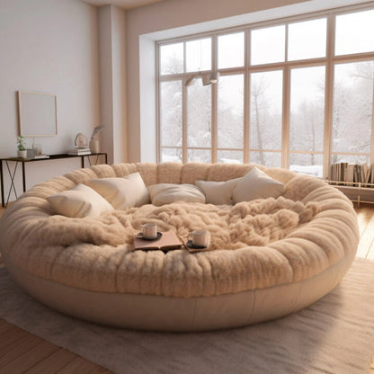 ⚡clearance sale🎁Winter Hot SaleThese Giant Circular Movie Sofas Might Be The Coziest Spot To Watch a Flick