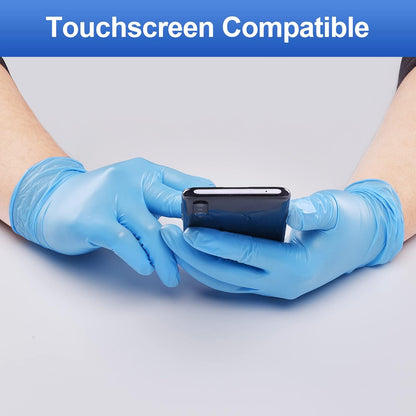 Schneider Vinyl Synthetic Exam Gloves, 4 Mil, Latex Free Disposable Gloves for Medical, Cooking, Cleaning, and Food Prep
