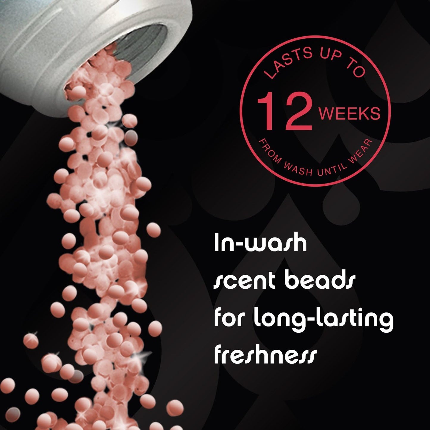 Downy Unstopables In Wash Scent Booster Beads, Fresh Scent, 24 oz, Downy Scent Booster Beads, Unstoppable Laundry Beads, Odor Protection