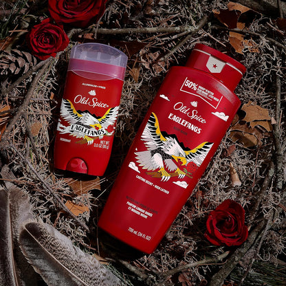 Old Spice Body Wash for Men, 24/7 Shower Fresh with Lasting Scent, Red Collection, Swagger with Cedarwood Scent, 24 fl oz (Pack of 2)