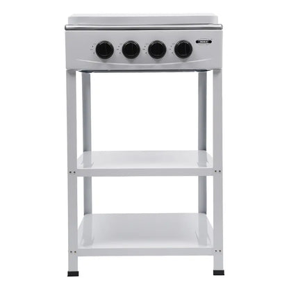 💥Clearance Sale 4 Burner Gas Stove 🔥 Portable Outdoor Cooktop 🍳 NG/LPG Ready 🏕️obs Manual Ignition for RV Travel Emergency Preparedness Family Use