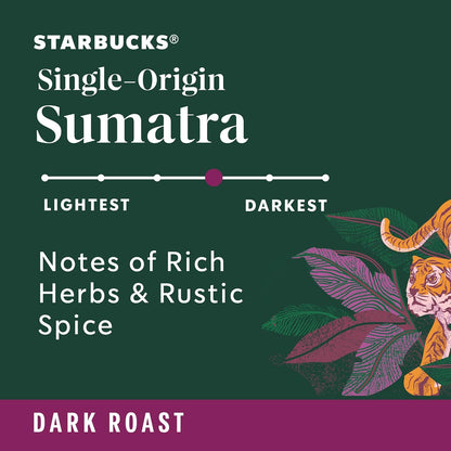 Starbucks Ground Coffee, Dark Roast Coffee, Caffè Verona, 100% Arabica, 1 bag (28 oz)
