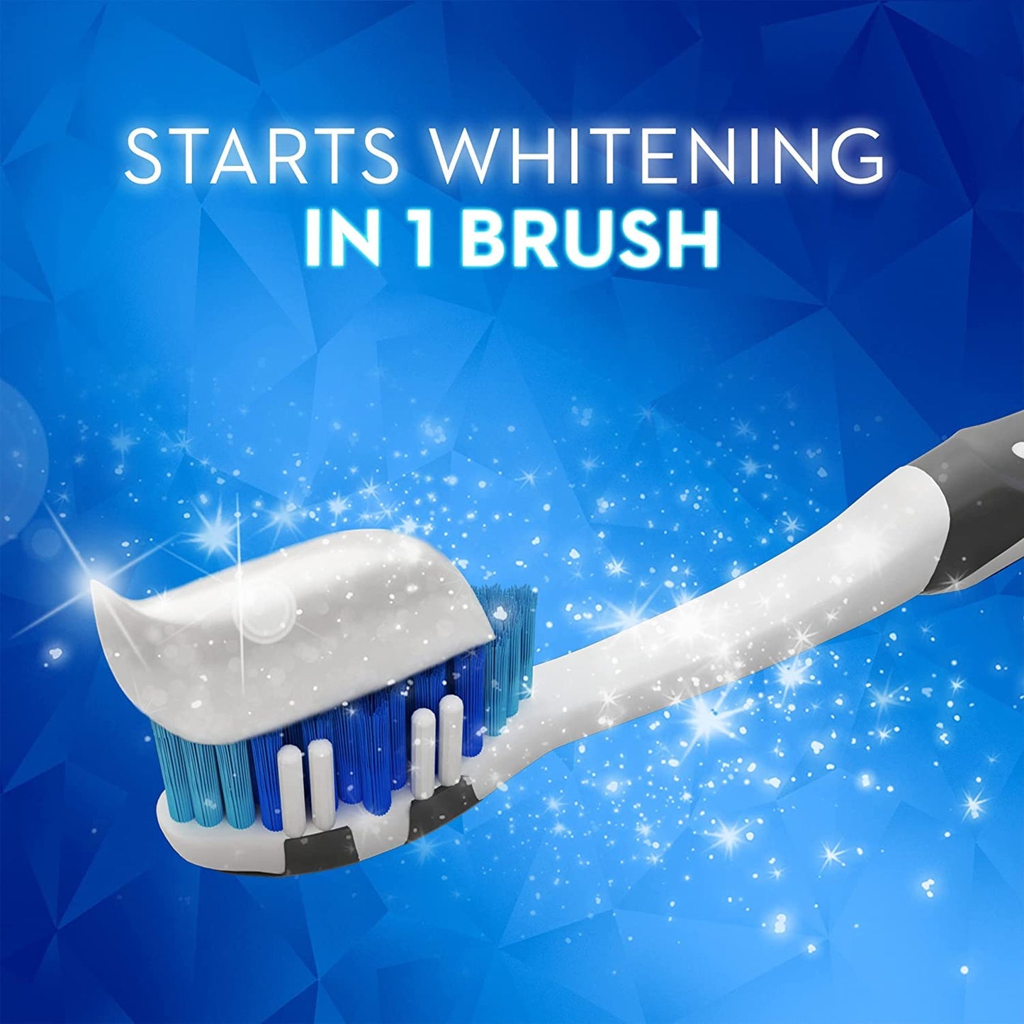 Crest 3D White Advanced Luminous Mint Teeth Whitening Toothpaste, 3.7 oz Pack of 4 - Helps Remove Surface Stains, Whitens Teeth, Strengthens Tooth Enamel, Protects Against Cavities