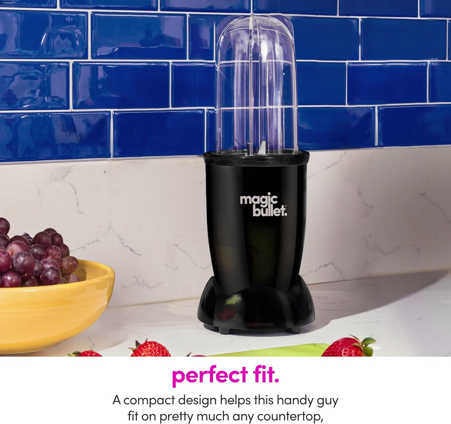 Magic Bullet Blender, Small, Silver, 11 Piece Set