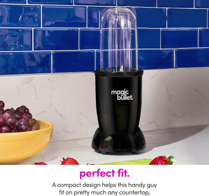 Magic Bullet Blender, Small, Silver, 11 Piece Set