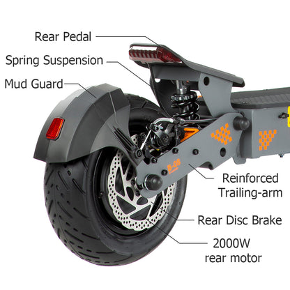 KUKIRIN G4 Electric Scooter | 2000W Powerful Motor All-terrain Scooter