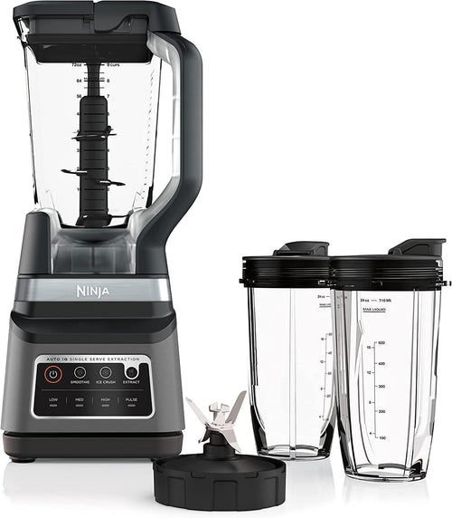 Ninja BN701 Professional Plus Blender, 1400 Peak Watts, 3 Functions for Smoothies, Frozen Drinks & Ice Cream with Auto IQ, 72-oz.* Total Crushing Pitcher & Lid, Dark Grey