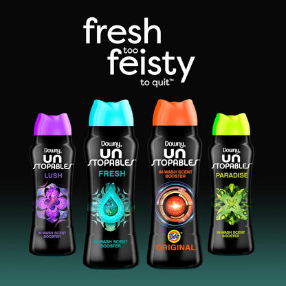 Downy Unstopables In Wash Scent Booster Beads, Fresh Scent, 24 oz, Downy Scent Booster Beads, Unstoppable Laundry Beads, Odor Protection
