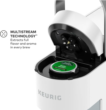 Keurig K-Slim Single Serve K-Cup Pod Coffee Maker, Multistream Technology, 3 Brew Sizes, Slim and Sleek Design, 46oz Removable Reservoir, Black